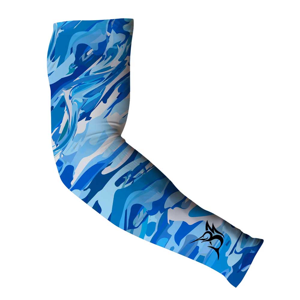 أكمام ذراع - بوب مارلين ستورم - أزرق