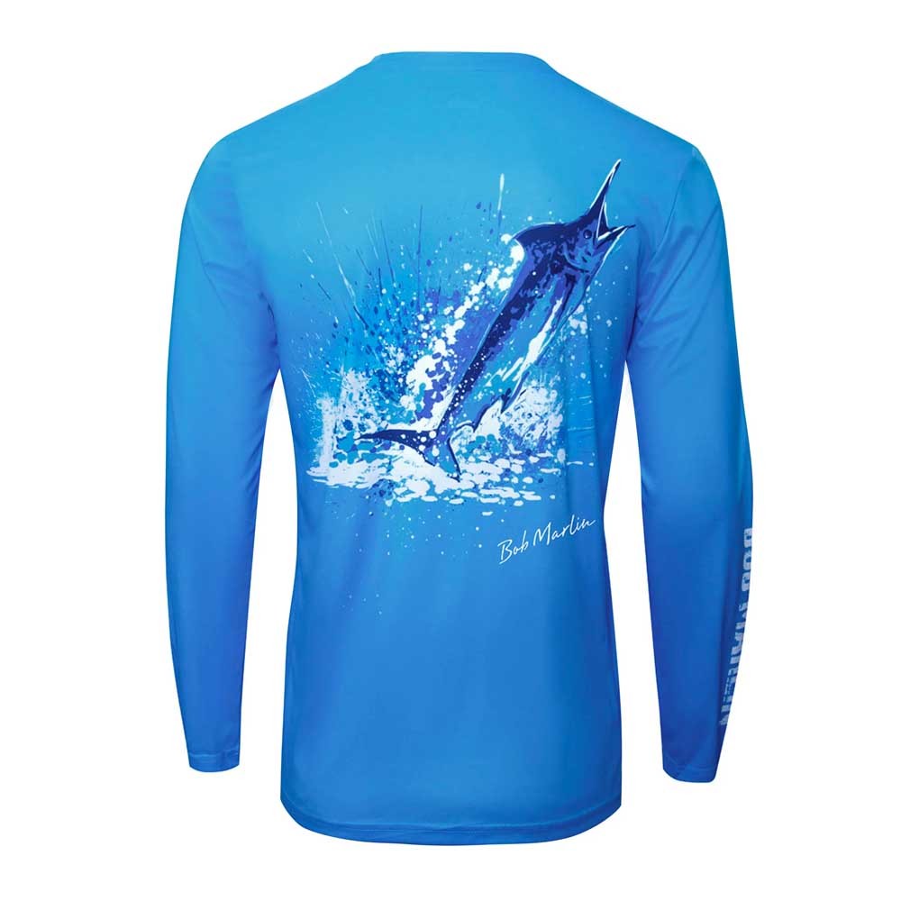 تيشيرت صيد - بوب مارلين أوشن - أزرق