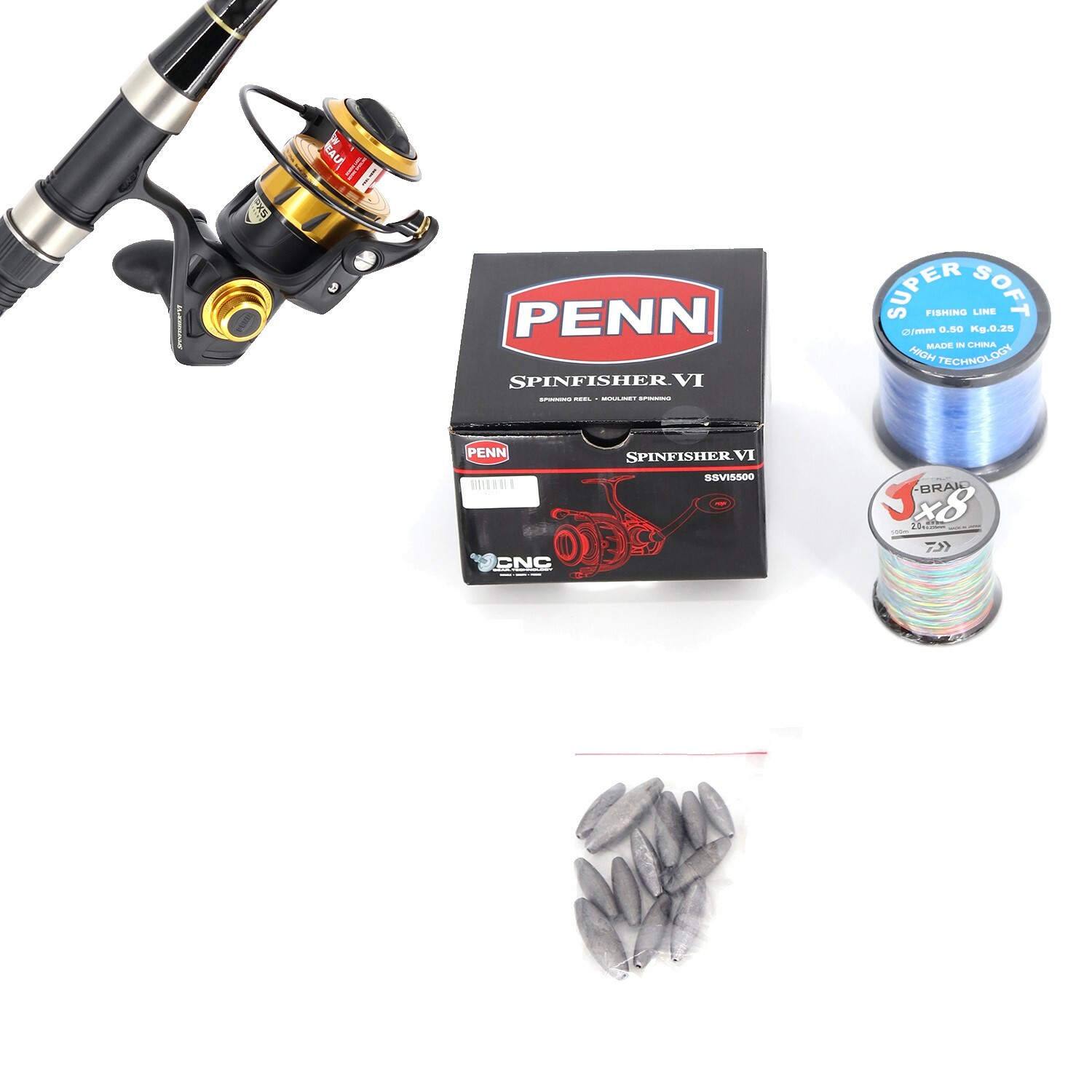 Combo: Pilot Rod and Penn Reel