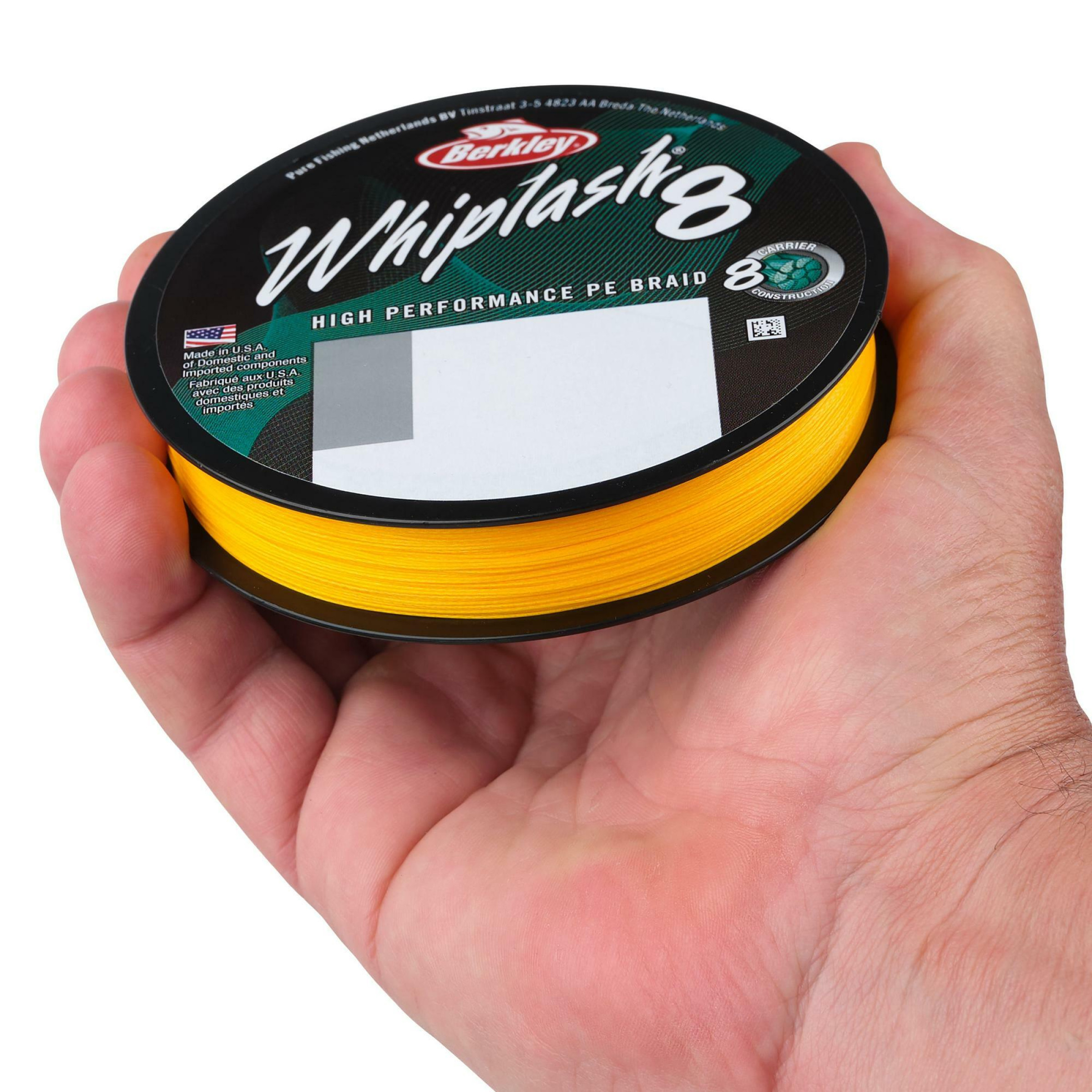 BERKLEY - WHIPLASH X8 BRAID FISHING LINE - 300M - YELLOW