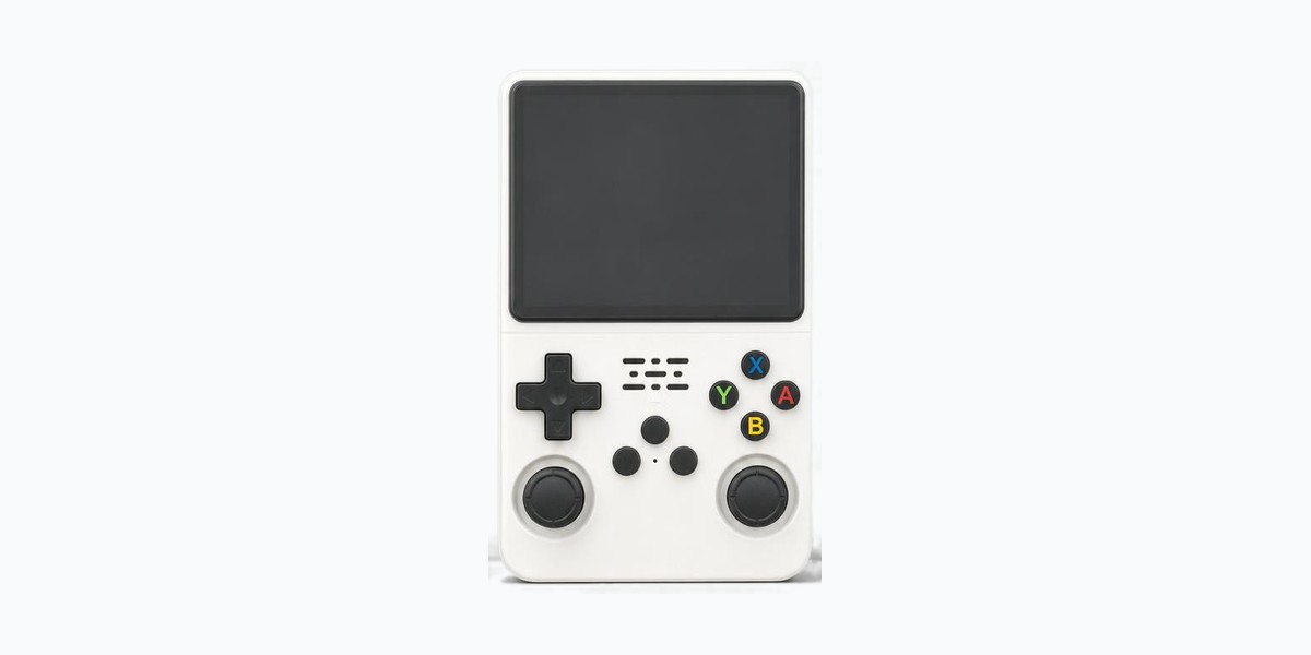 R36S retro handheld in white