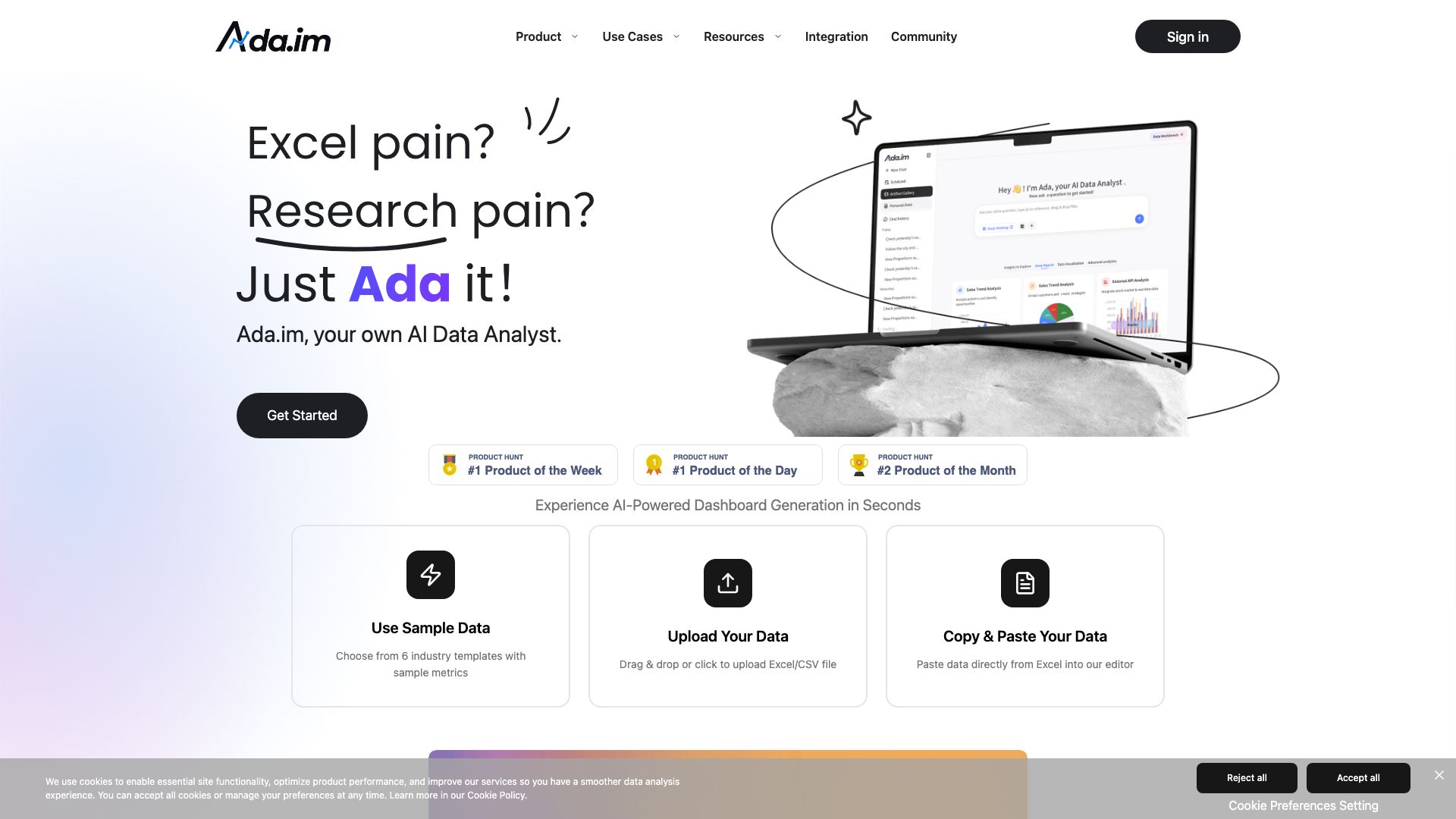 Screenshot of Ada.im: AI-Powered Customer Support Automation