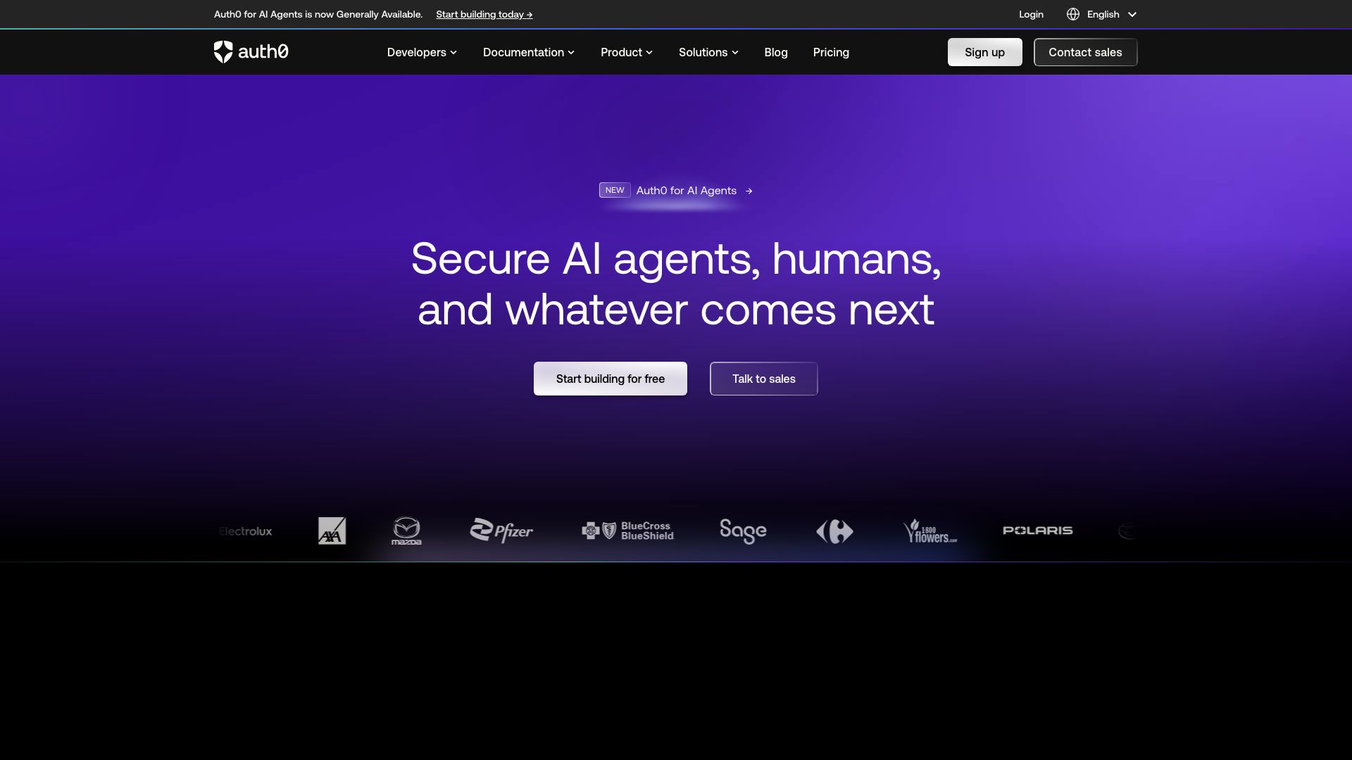 Screenshot of Auth0: Identity and Access Management Platform