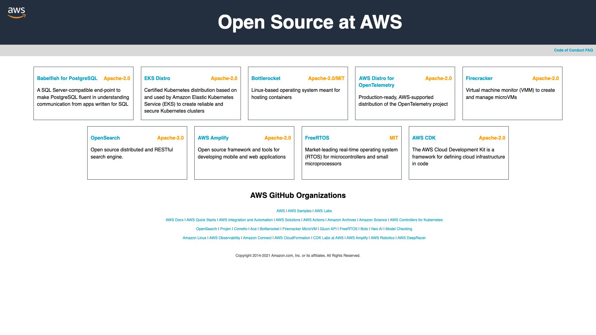 Screenshot of AWS GitHub Integration