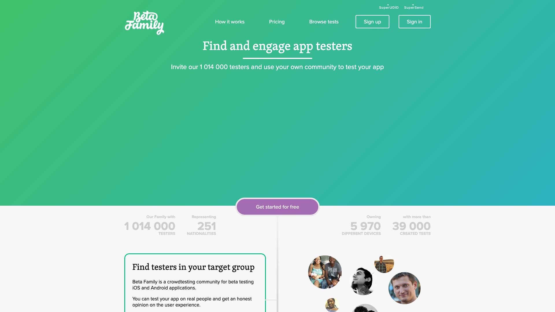 Screenshot of BetaFamily: Your Partner in Family Planning