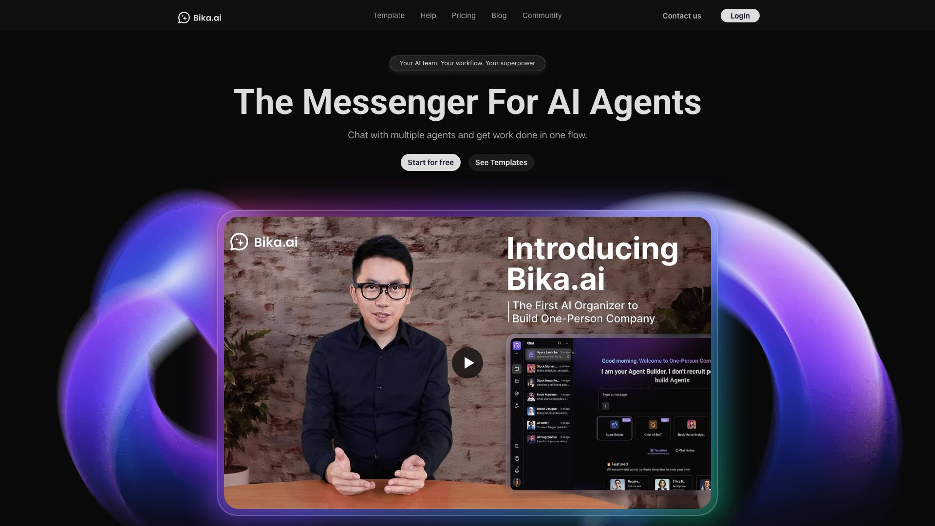 Screenshot of Bika.ai