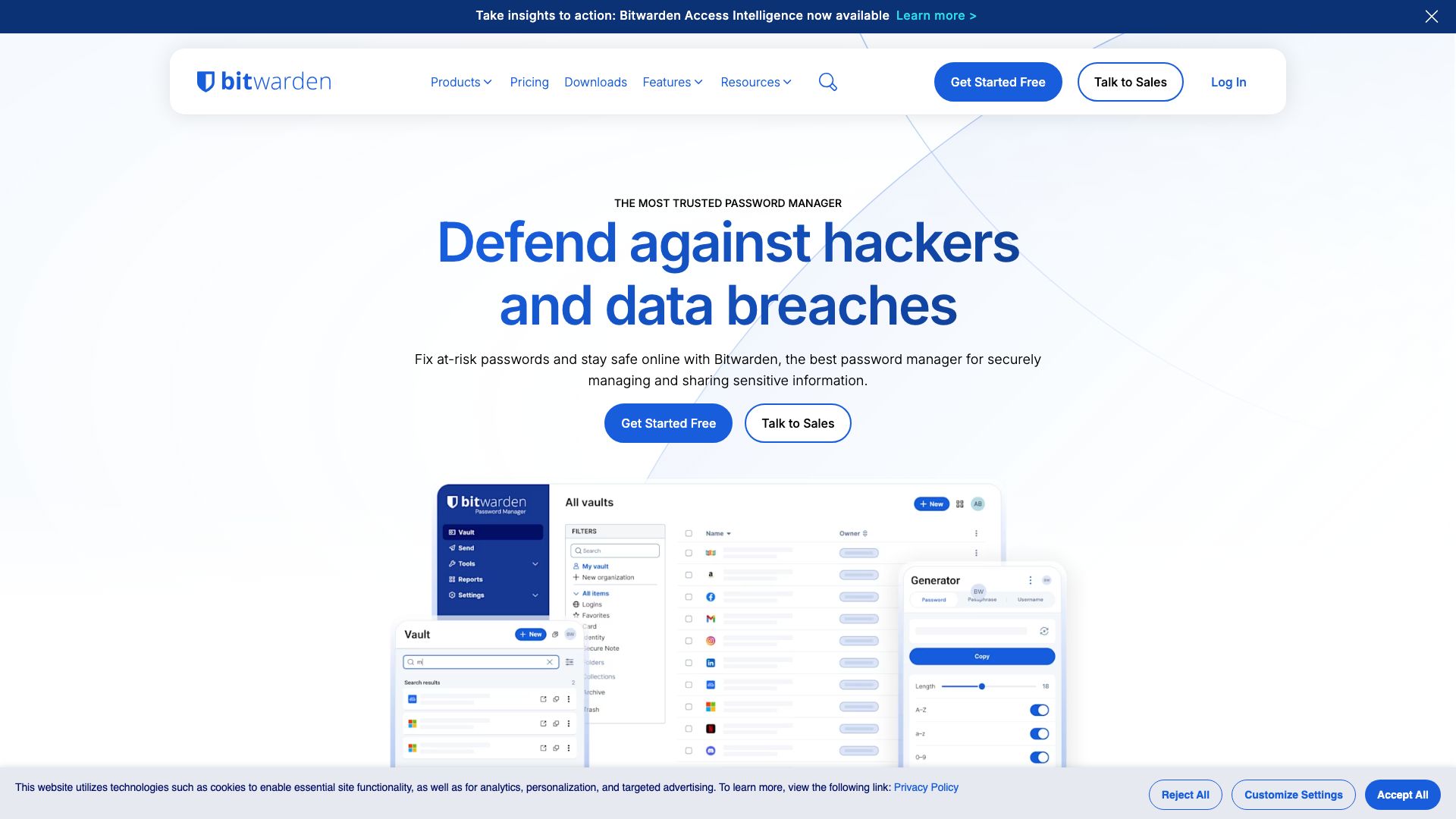 Screenshot of Bitwarden: Secure Password Management