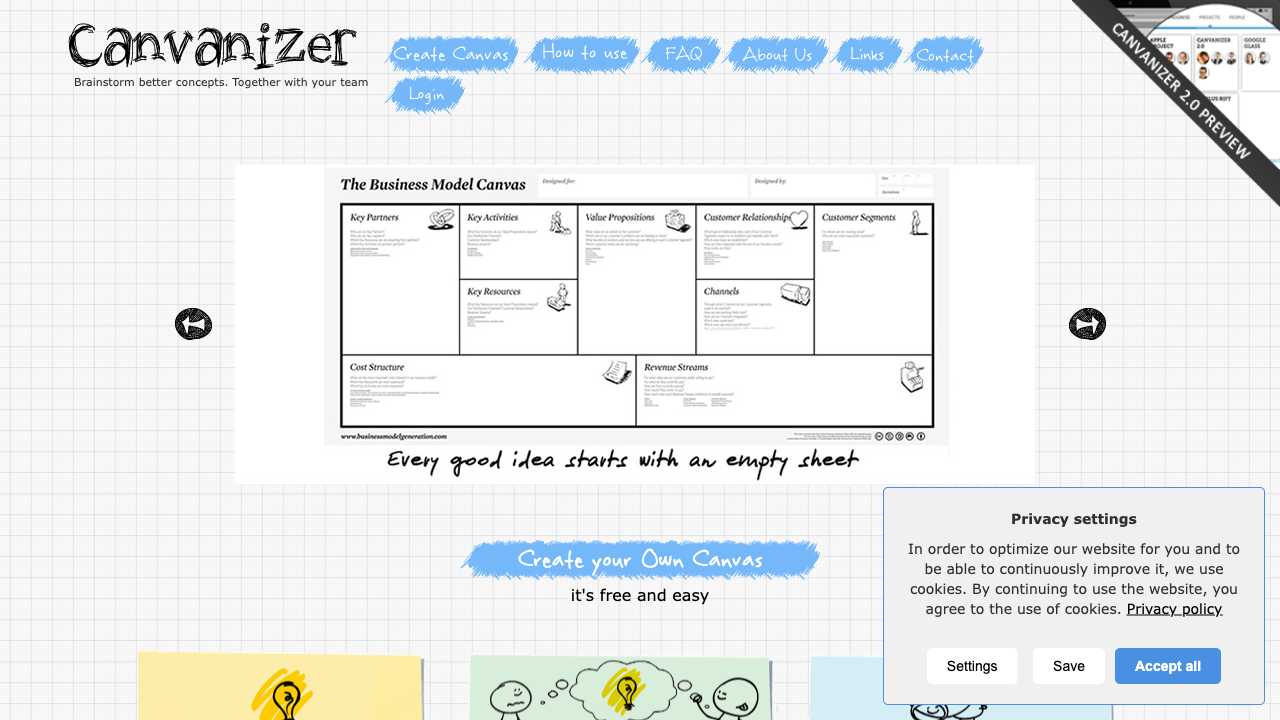 Screenshot of Canvanizer: The Ultimate Design Tool for Professionals