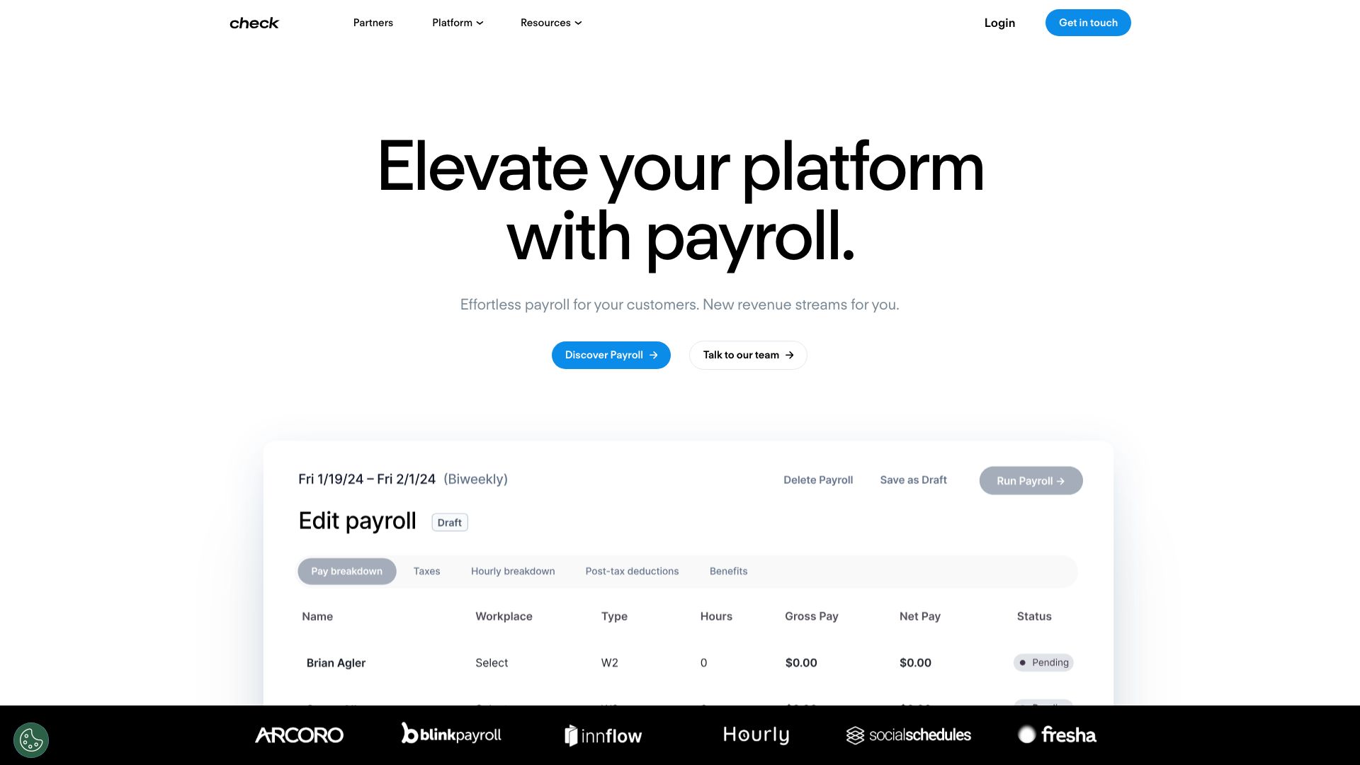 Screenshot of CheckHQ: Verify Identity and Credentials