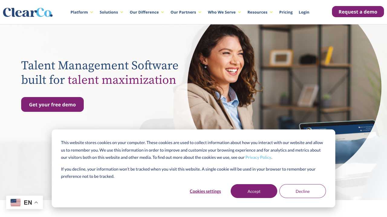 Screenshot of ClearCompany