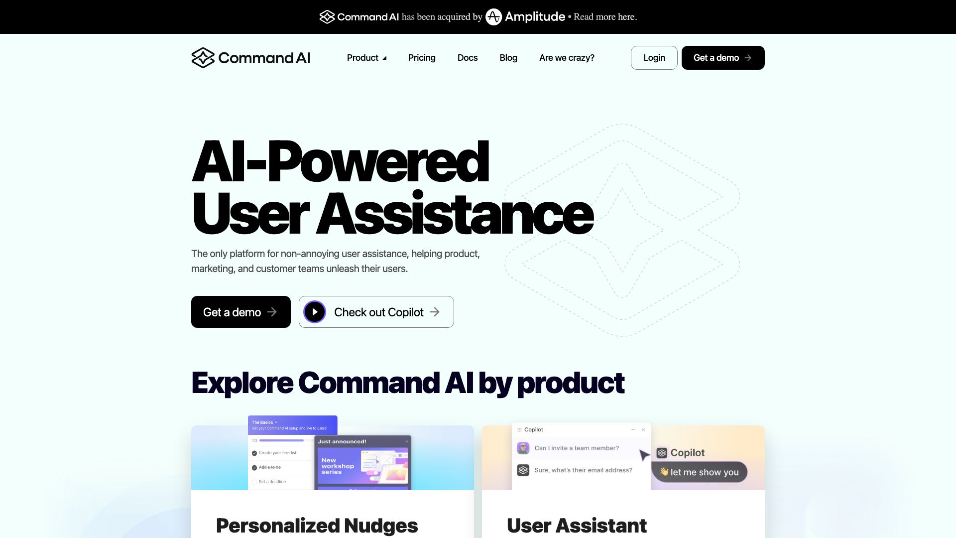 Screenshot of Command.ai: Your AI-Powered Team Assistant