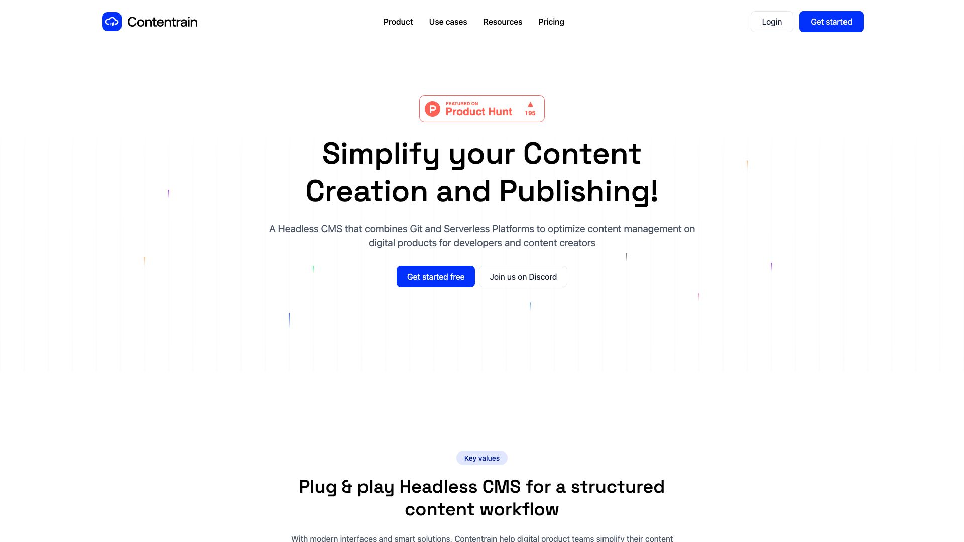 Screenshot of Contentrain.io