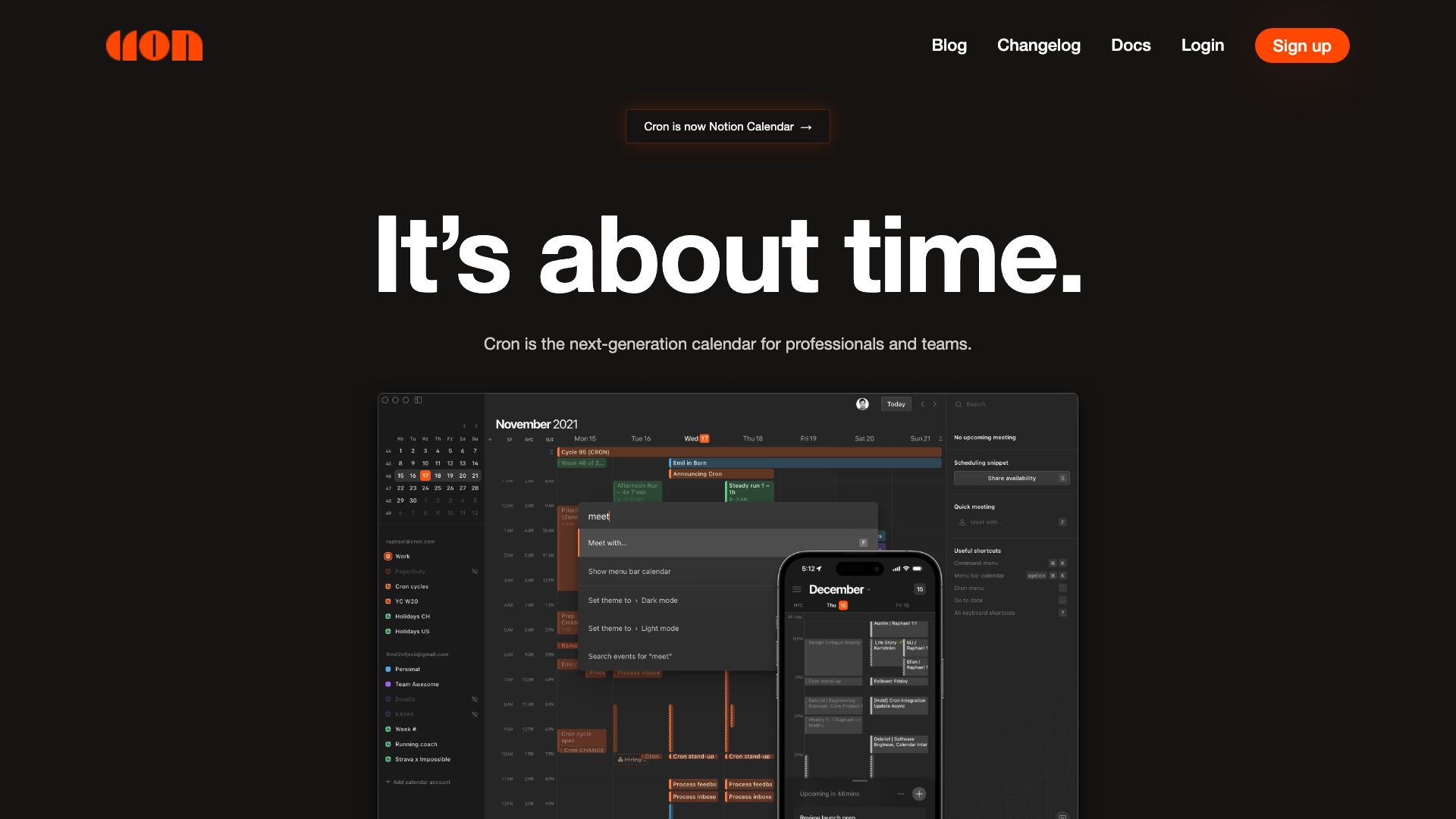 Screenshot of Cron: The Next-Gen Cloud Scheduler