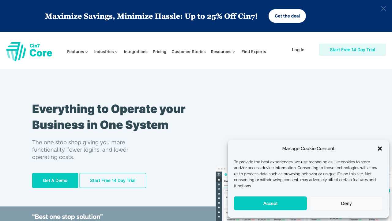 Screenshot of DEAR Systems: Digital Enterprise Automation Redefined