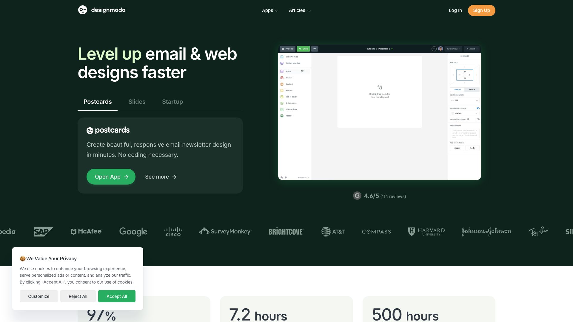 Screenshot of Designmodo: Your Source for Web Design Resources