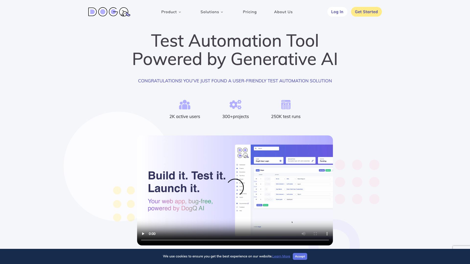 Screenshot of DogQ: AI-Powered Customer Support Automation