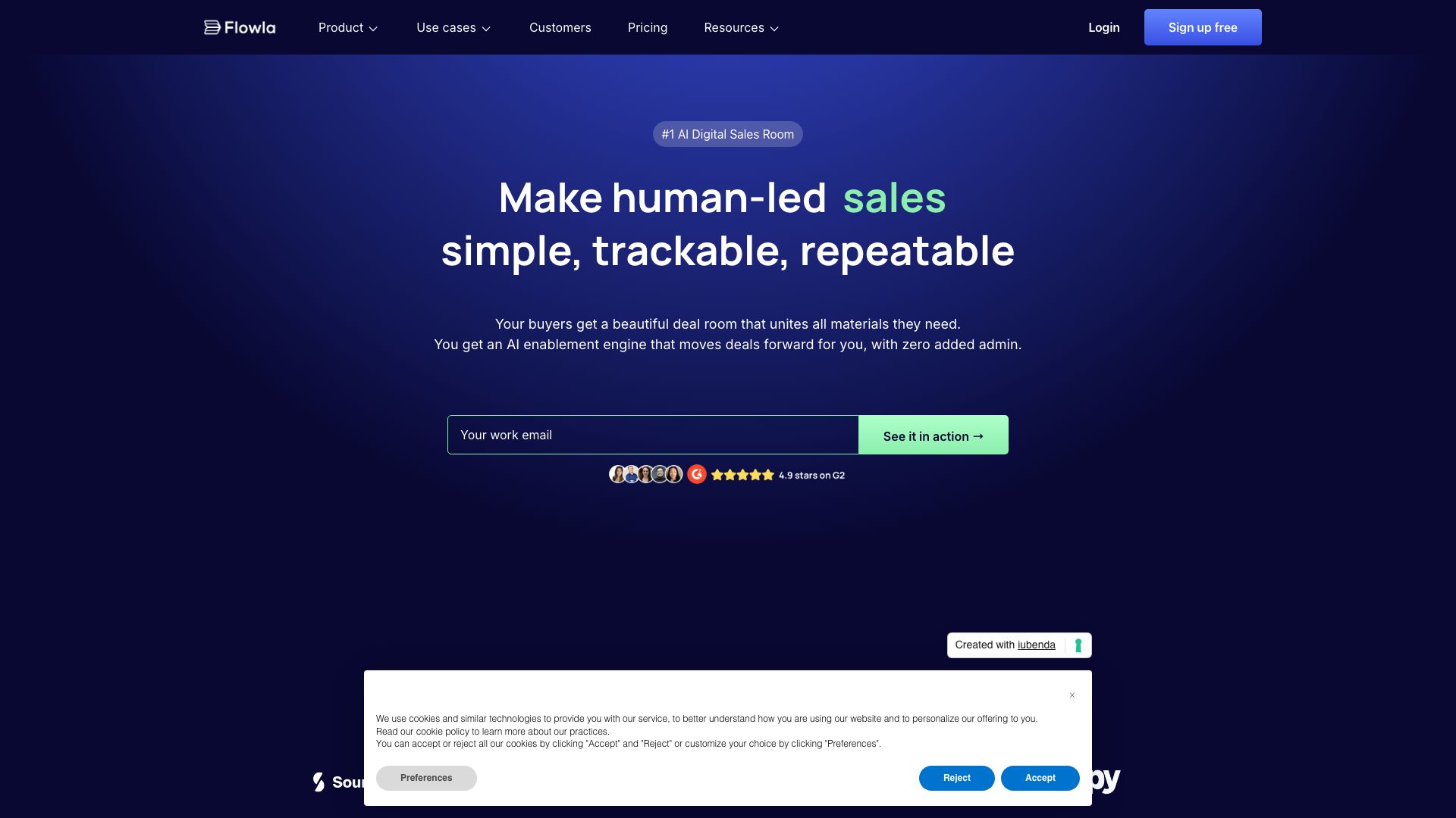 Screenshot of Flowla: Your AI-Powered Knowledge Hub