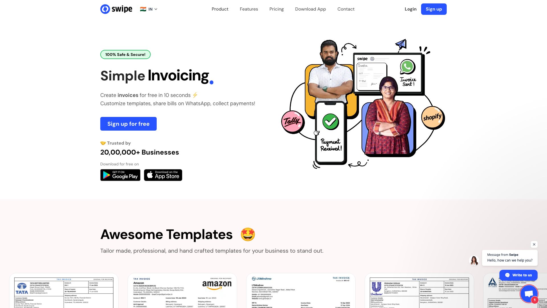 Screenshot of Swipe: Simplify Your Business Payments