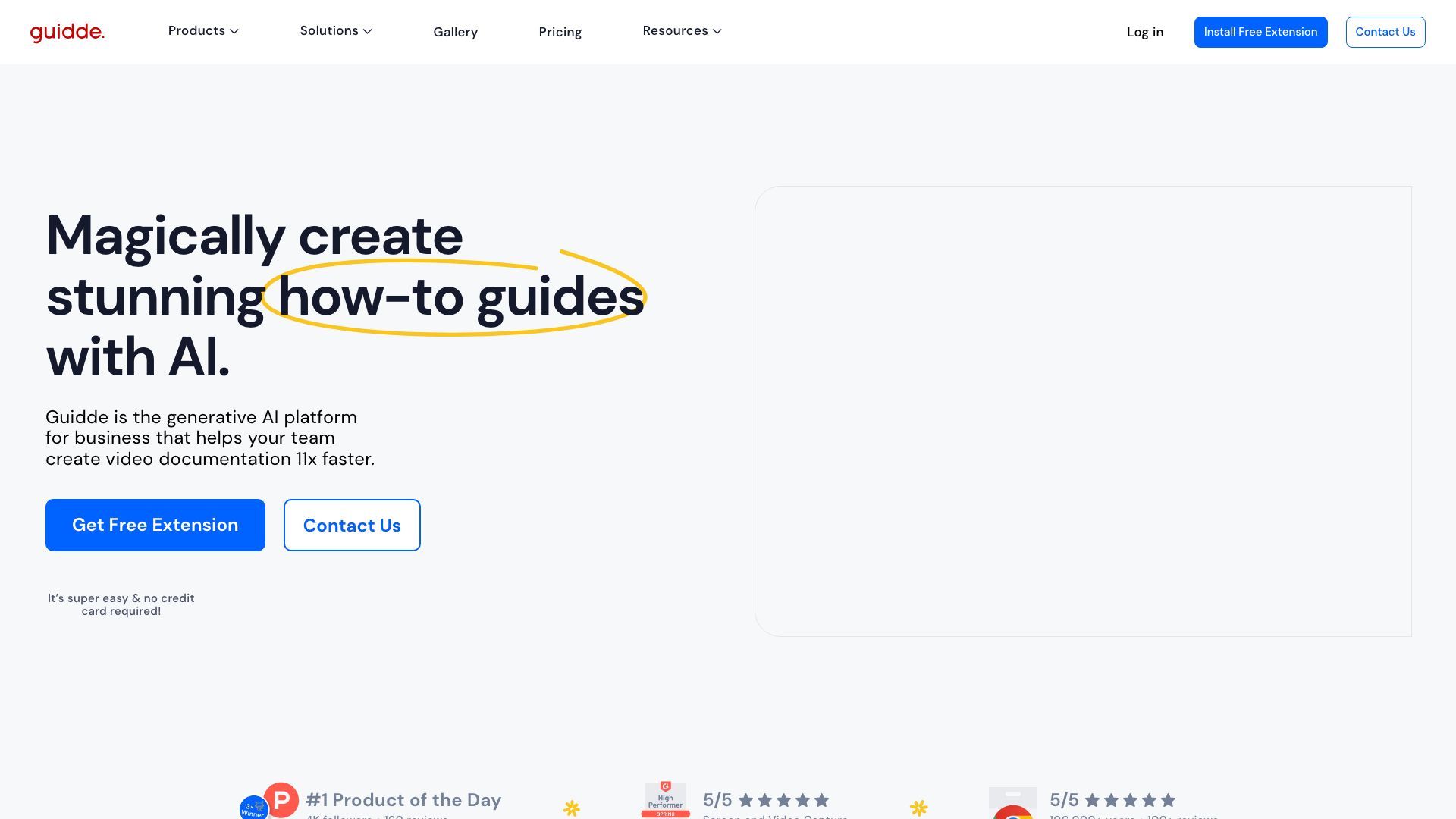 Screenshot of Guidde: Your Knowledge Base for Seamless Workflows
