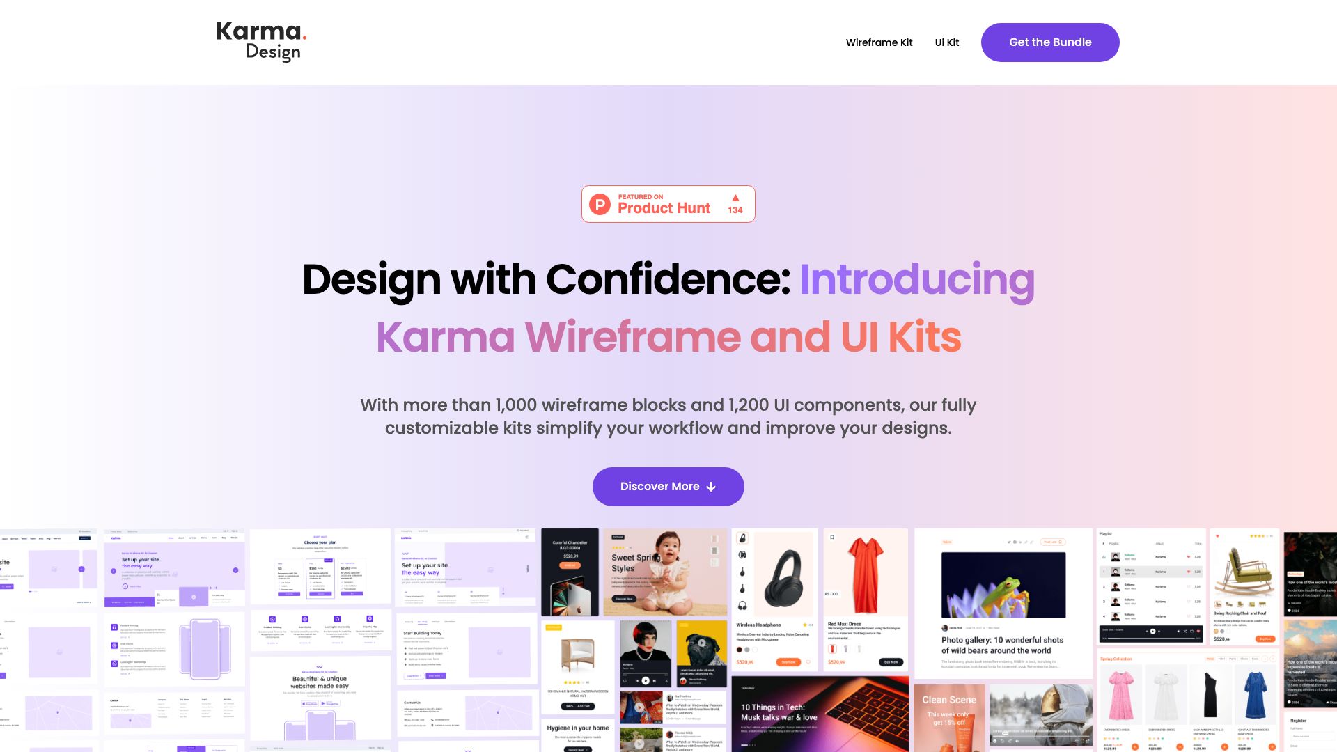 Screenshot of Karma Design: Sustainable Packaging Solutions