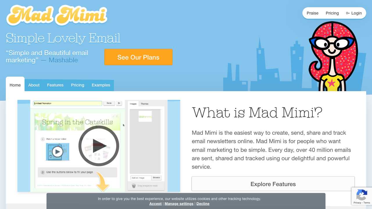 Screenshot of Mad Mimi