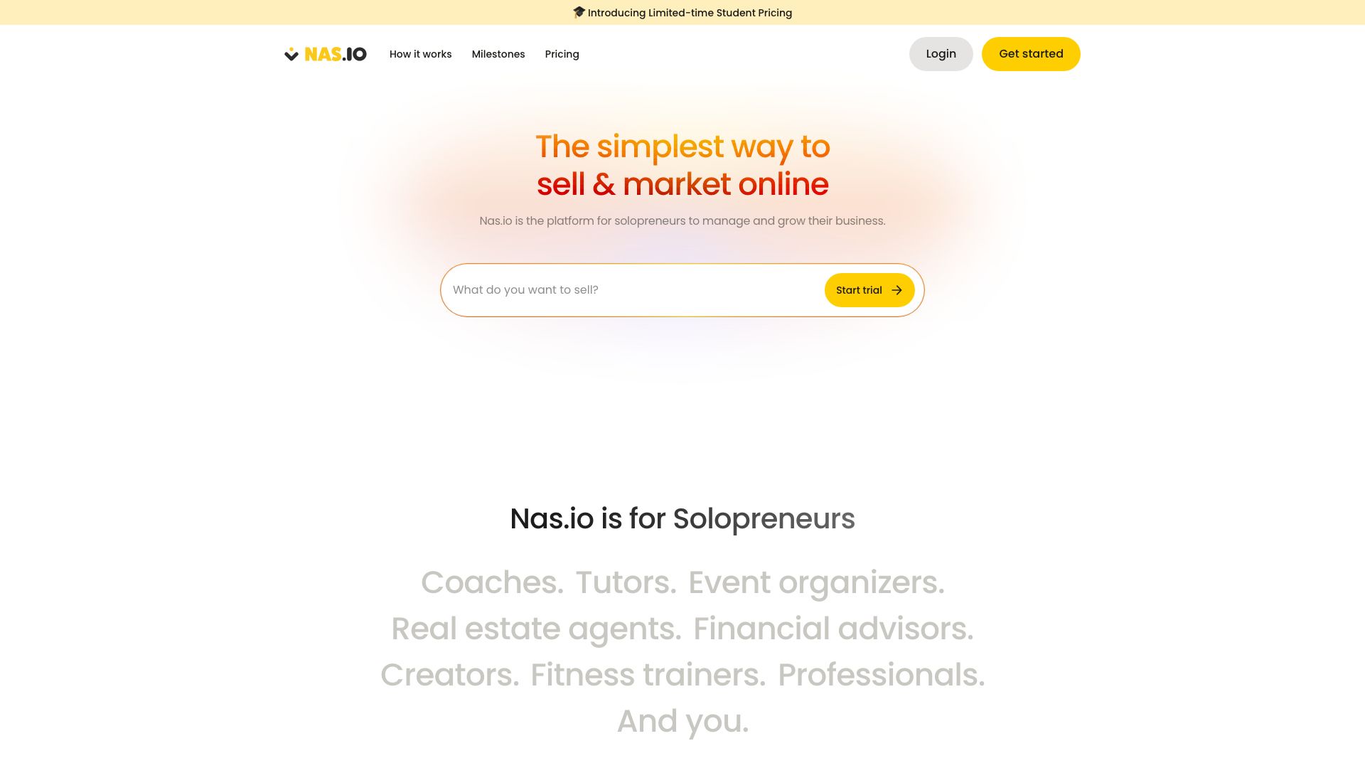 Screenshot of NAS.io: Your Community's Digital Headquarters