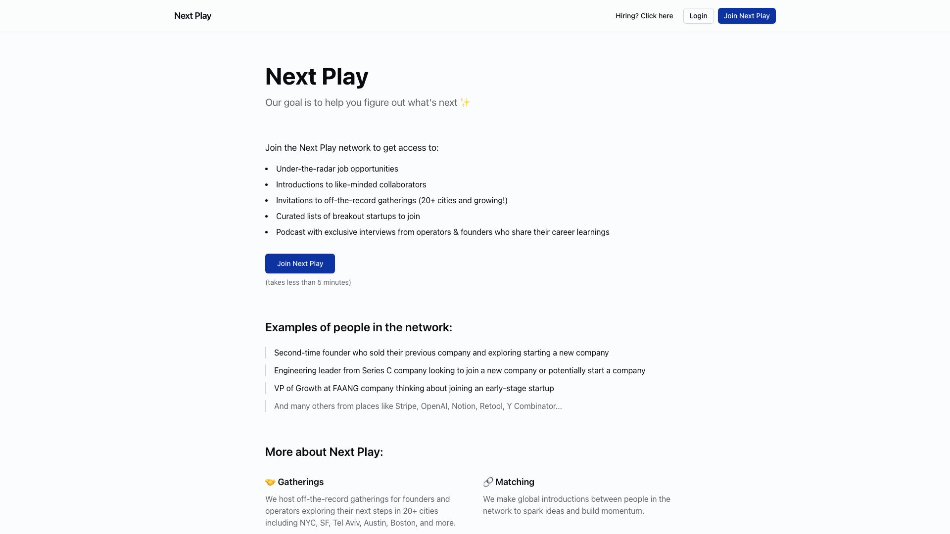 Screenshot of Nextplay