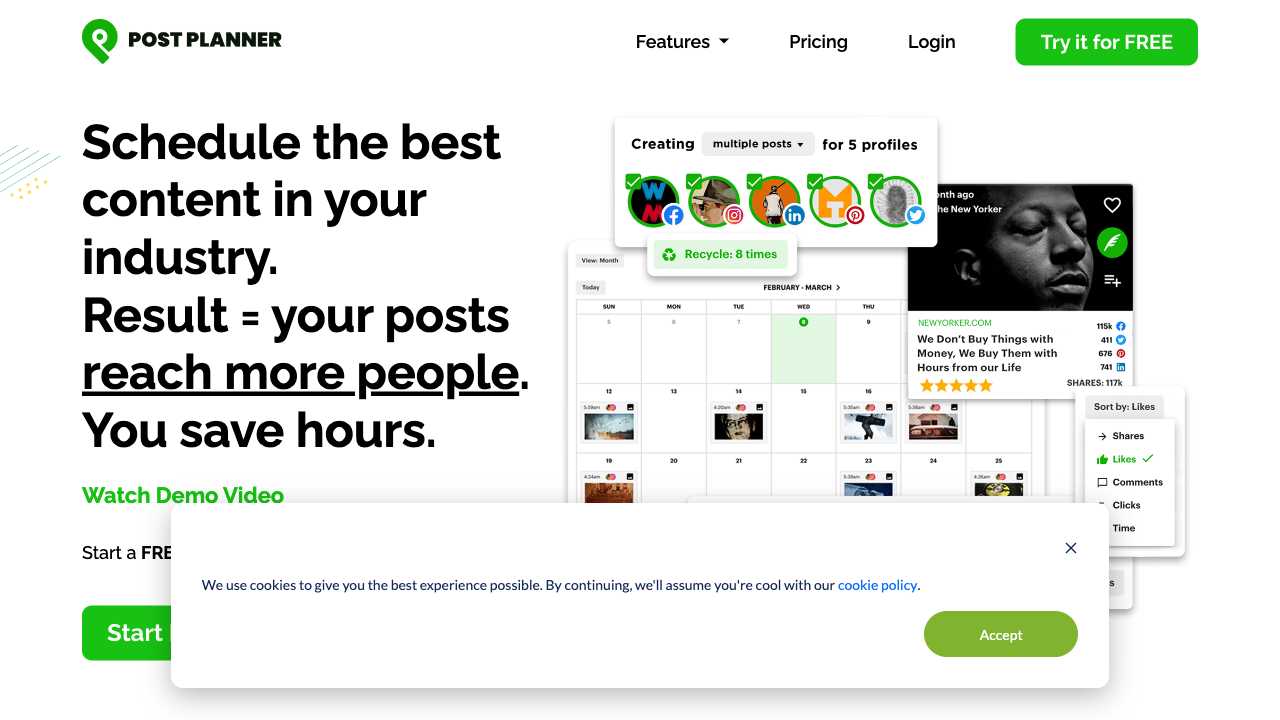Screenshot of Post Planner: Your All-in-One Social Media Planner