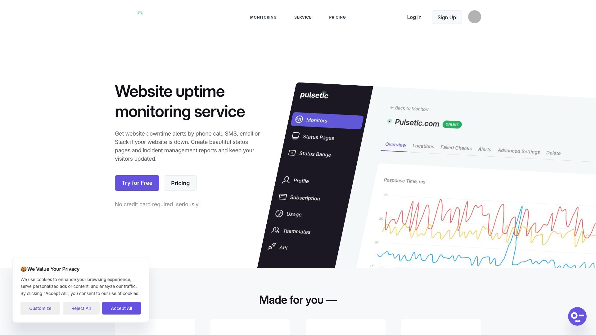 Screenshot of Pulsetic: Your Algorithmic Trading Companion