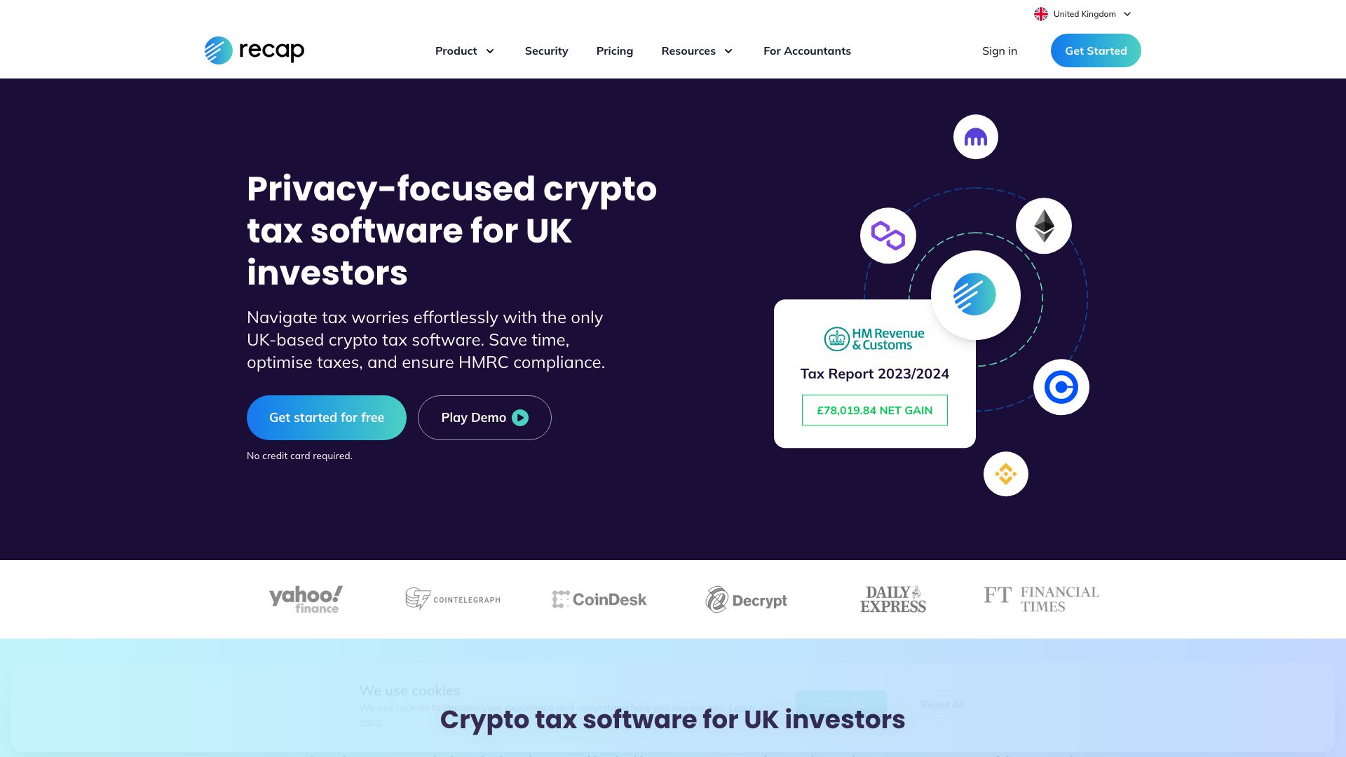 Screenshot of Recap: Your Digital Memory Keeper