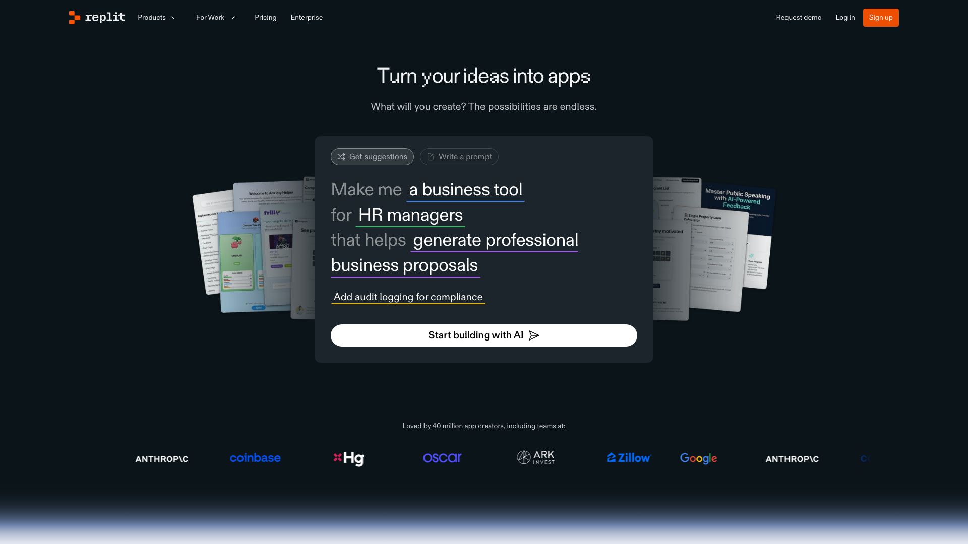 Screenshot of Replit: The All-In-One Coding Platform