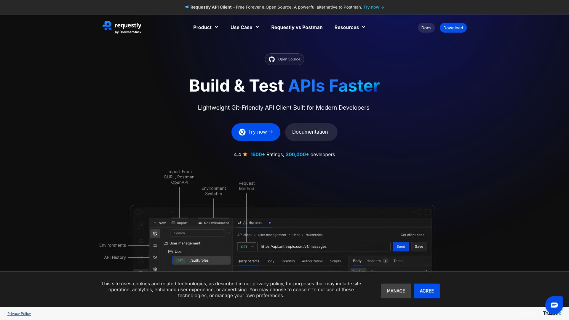 Screenshot of Requestly: Your Browser's Powerful Interceptor