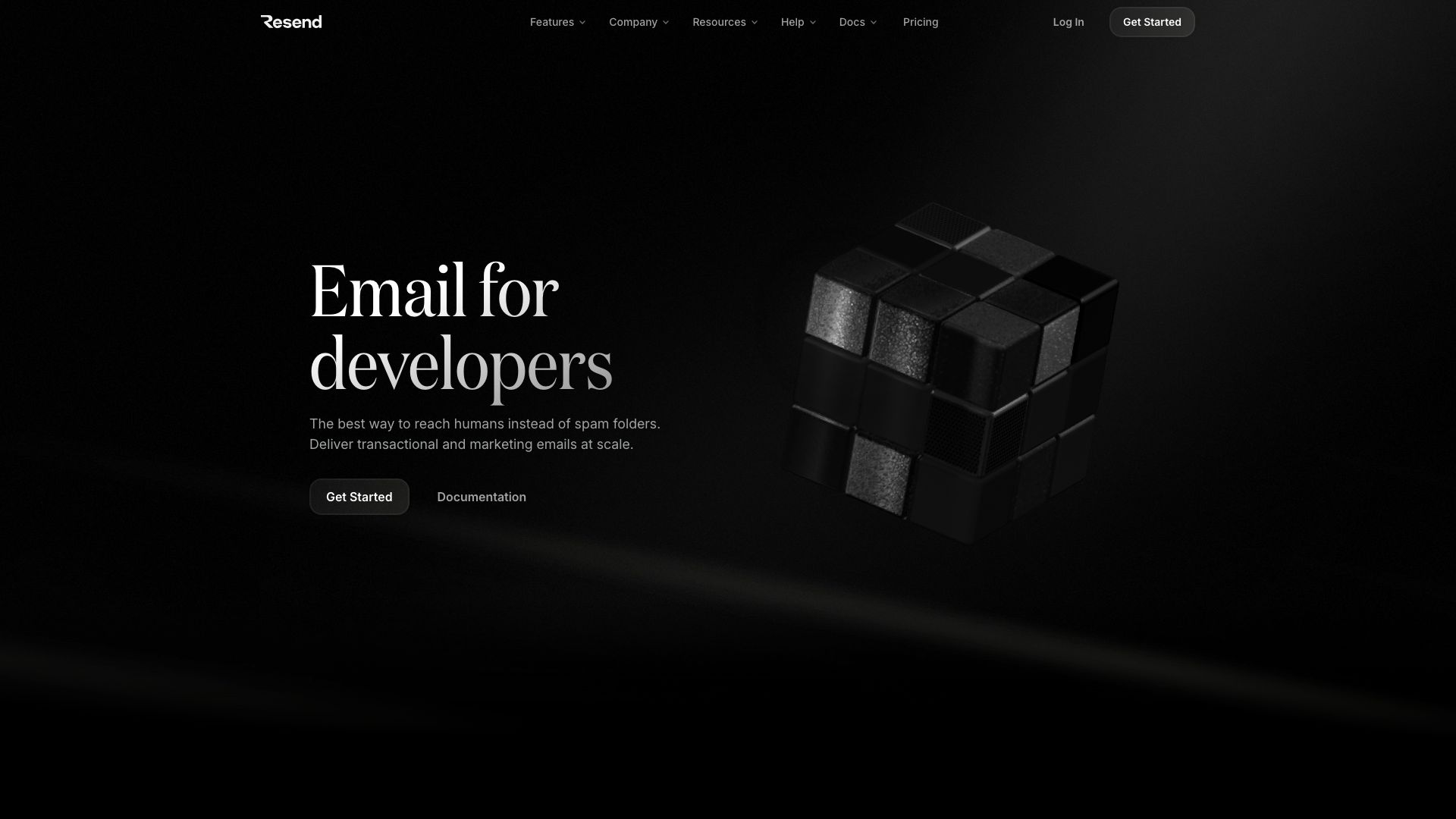 Screenshot of Resend