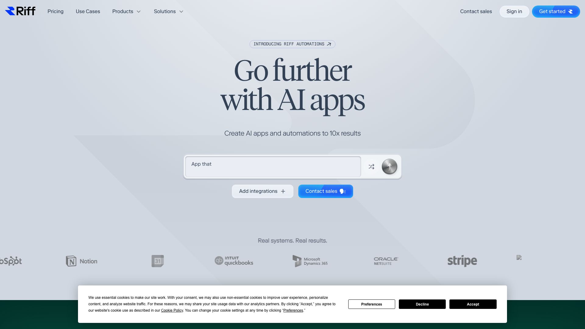 Screenshot of Riff.ai: Unlock Your Team's Knowledge