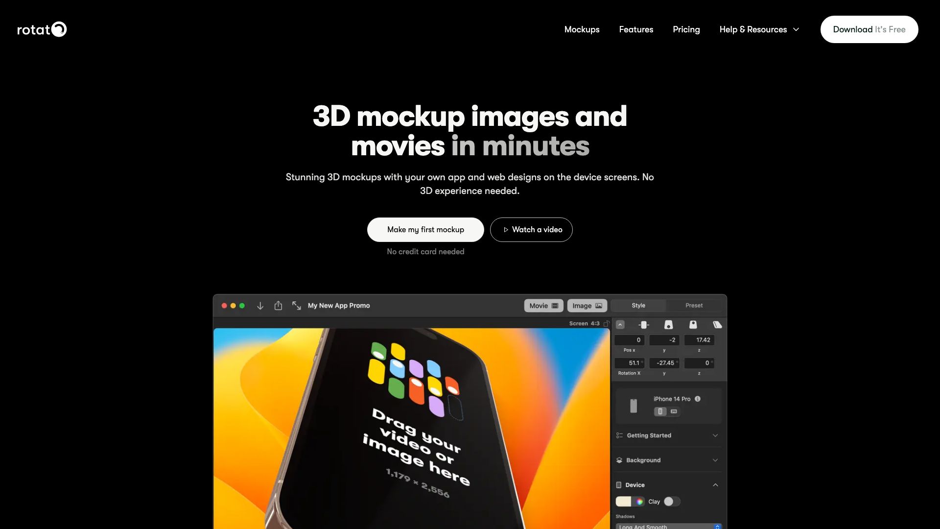 Screenshot of Rotato