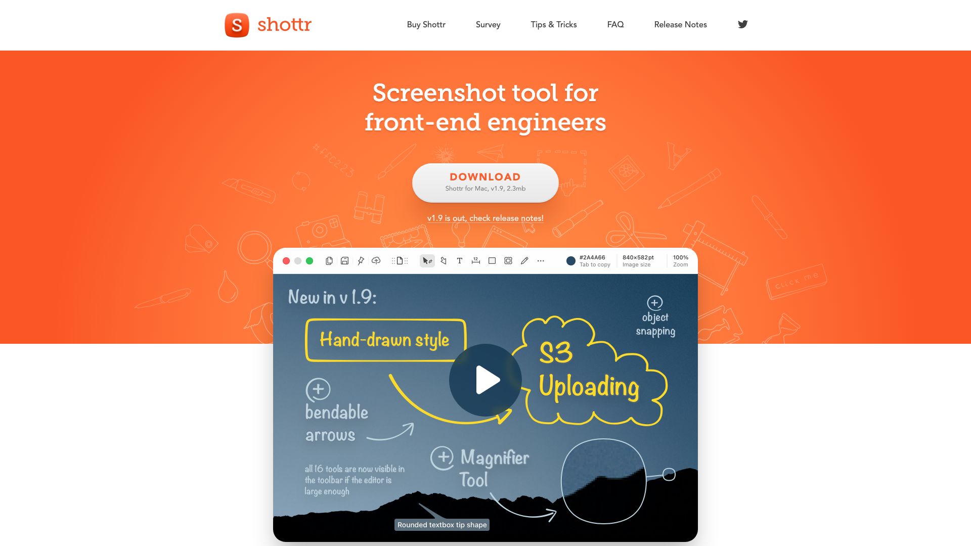 Screenshot of Shottr: Intelligent Screenshot Tool