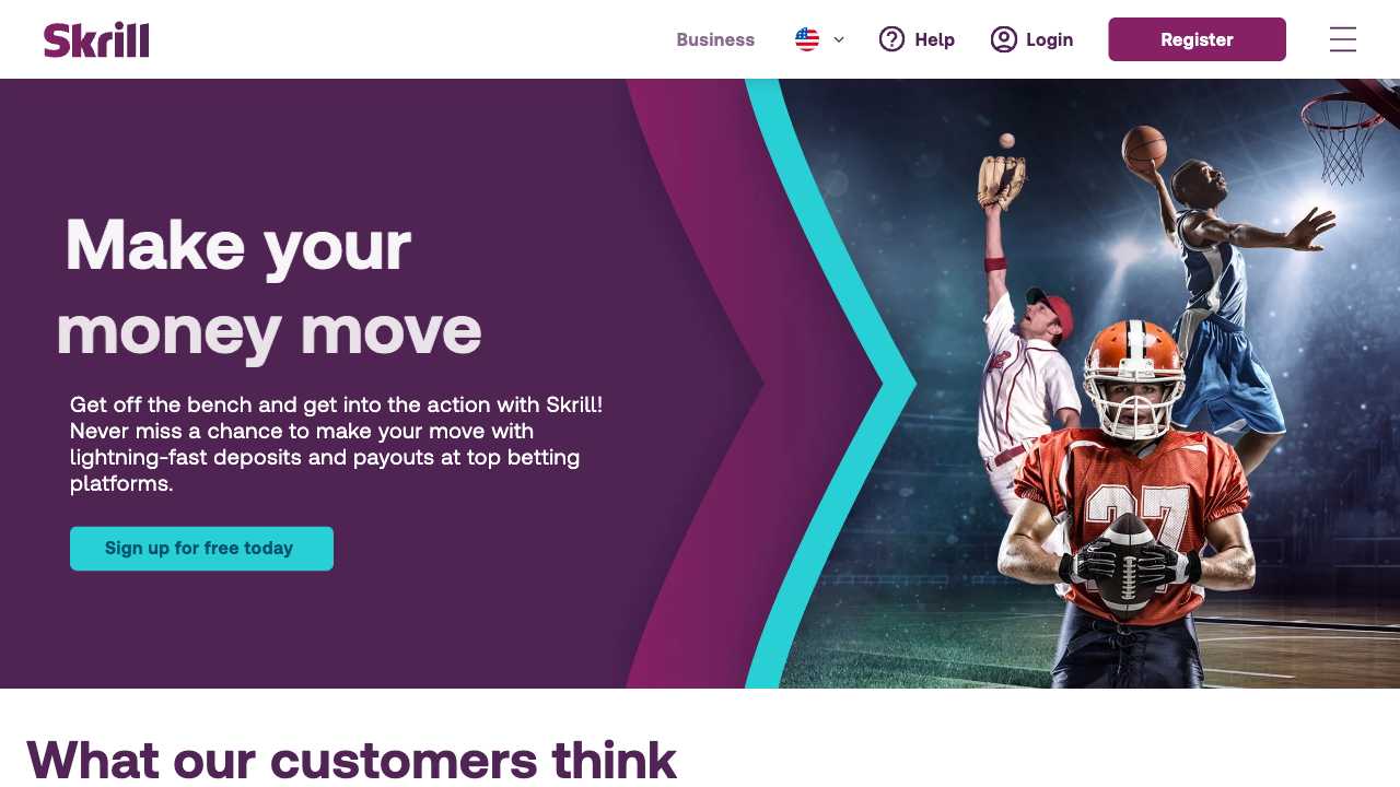 Screenshot of Skrill: The Global Payment Network