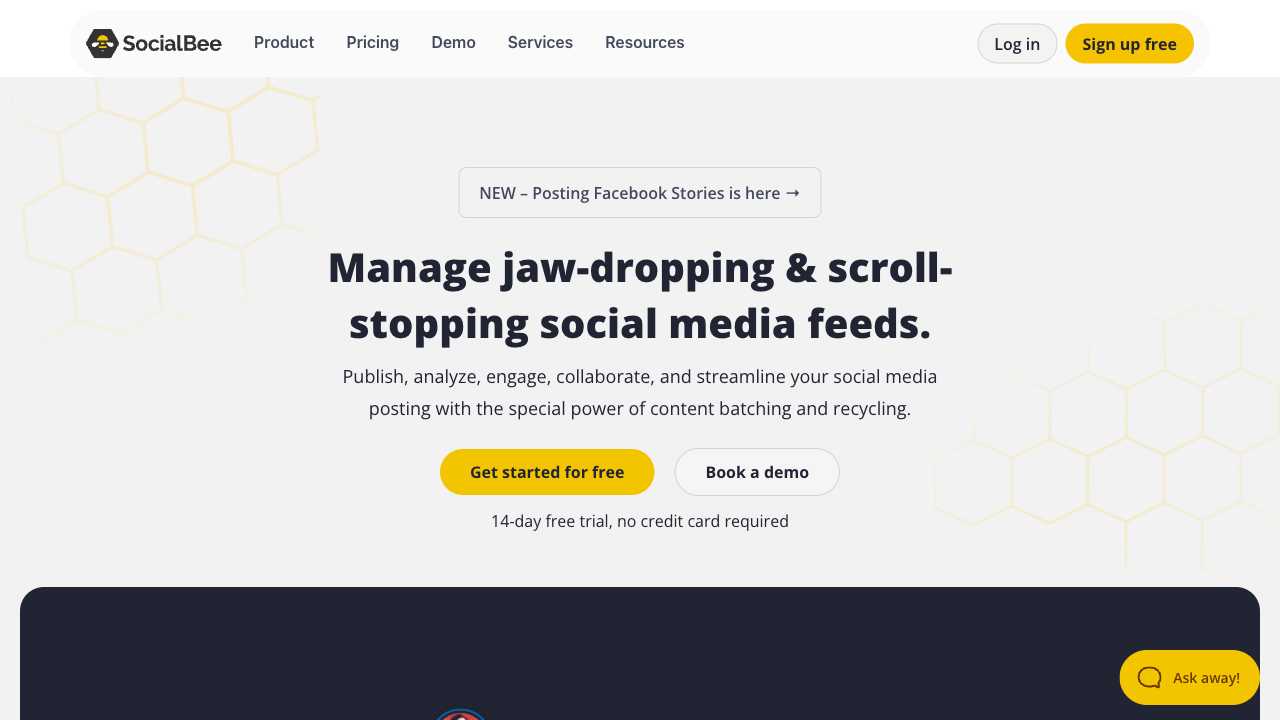 Screenshot of SocialBee.io: Powerful Social Media Scheduling and Automation