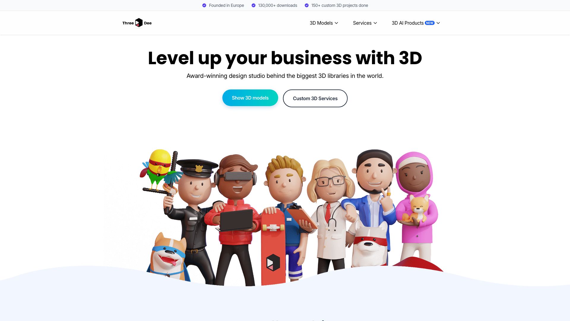 Screenshot of 3D Design & Visualization Services