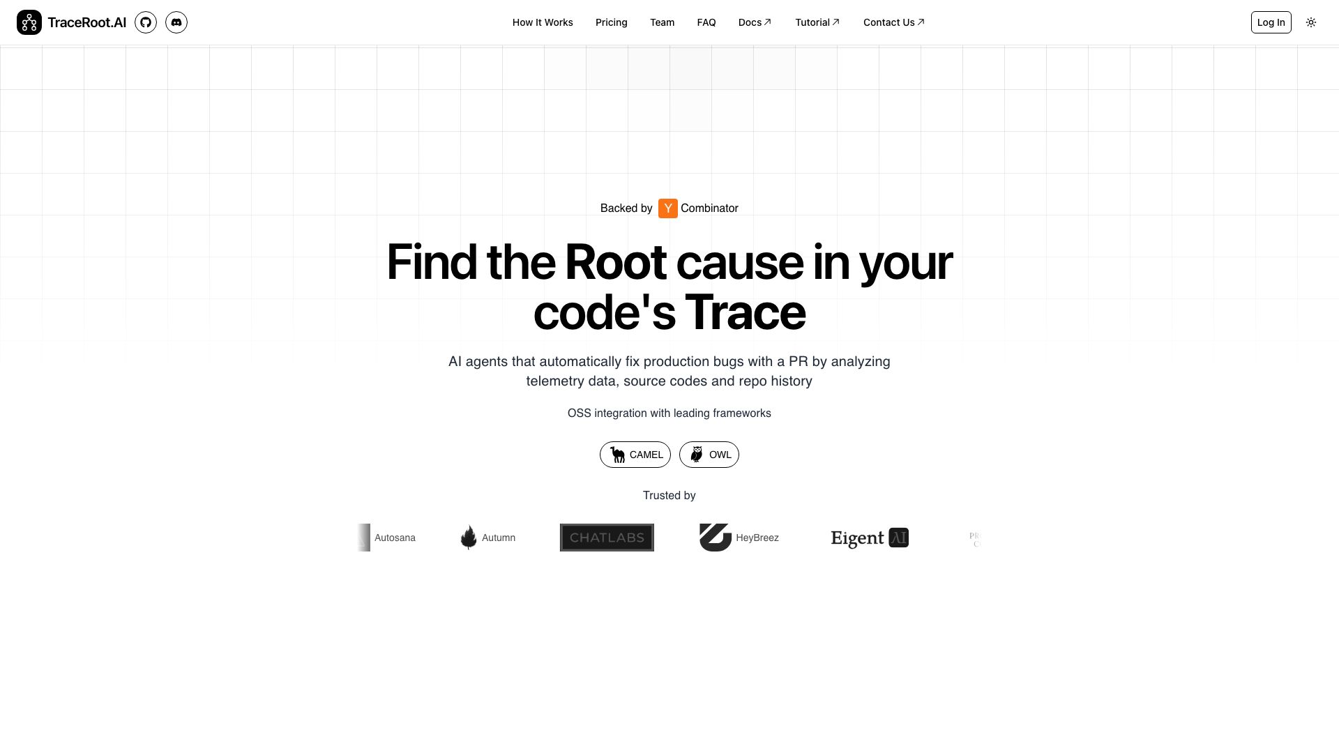 Screenshot of TraceRoot AI: Unlocking Supply Chain Transparency