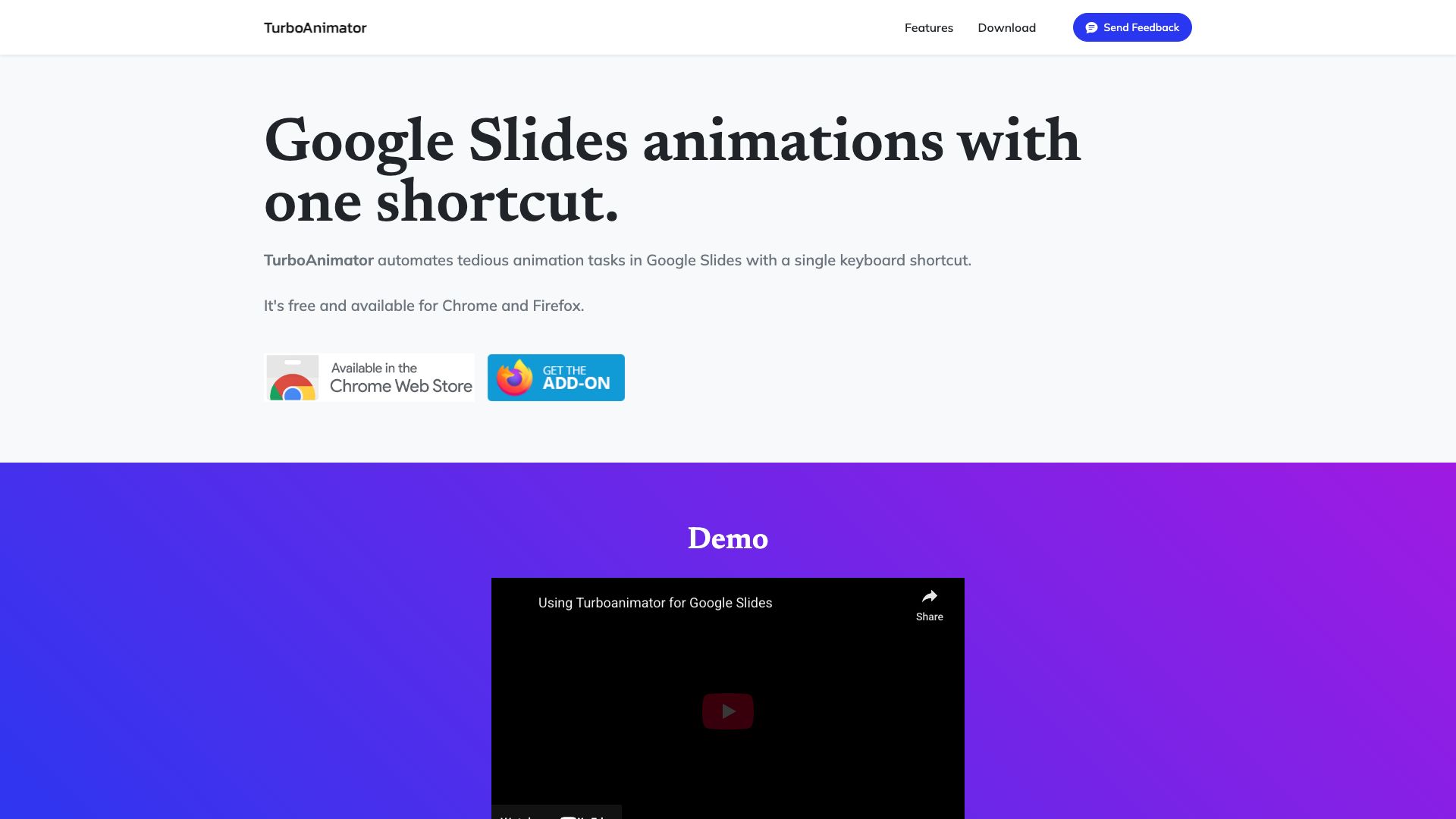 Screenshot of TurboAnimator: Effortless Animation for Everyone