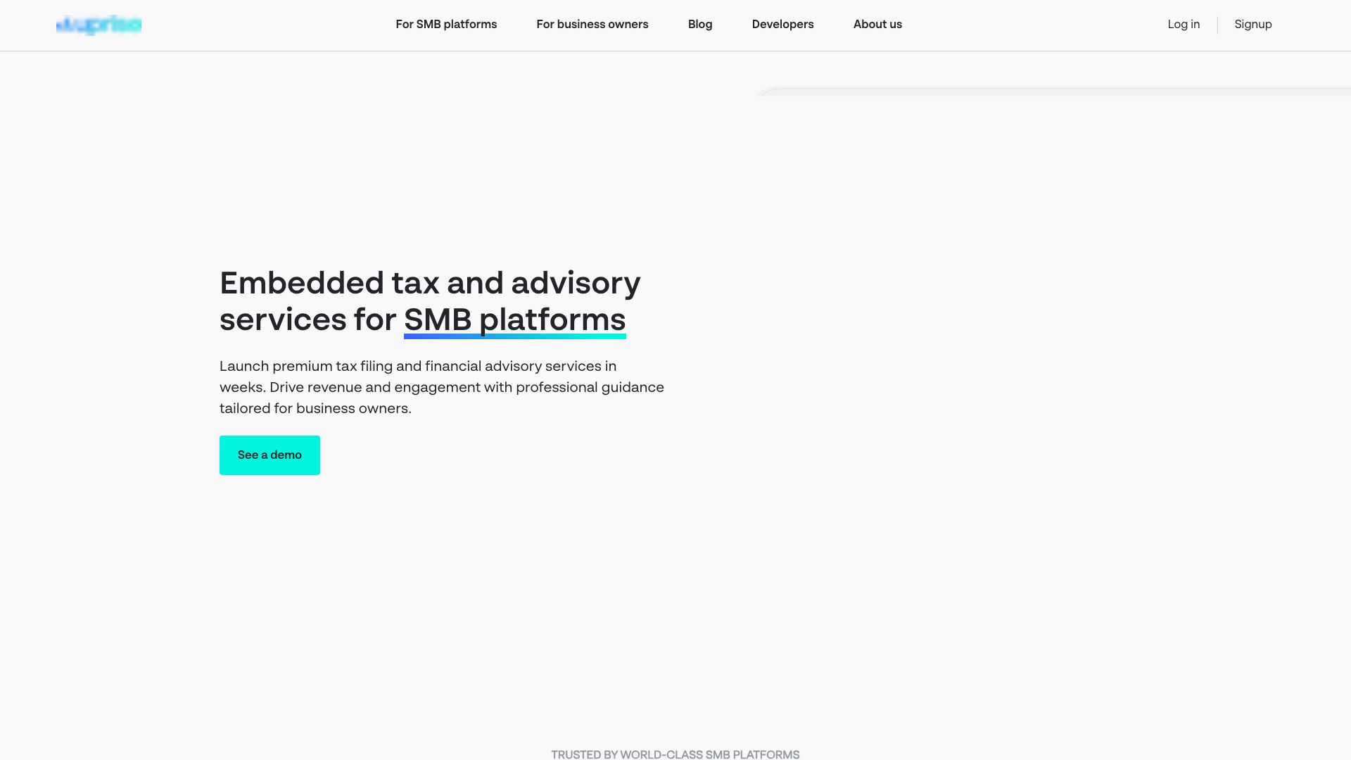 Screenshot of Uprise: Empowering Businesses with Digital Solutions