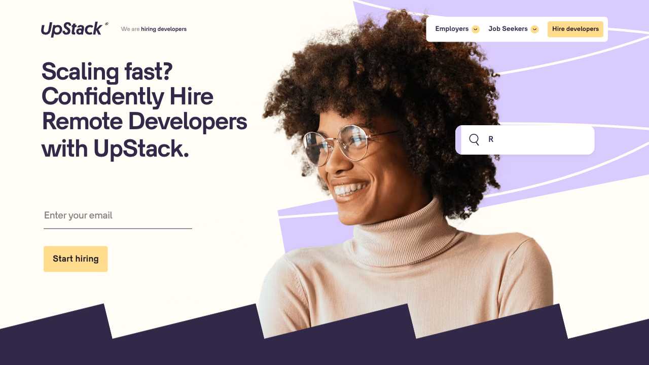 Screenshot of Upstack
