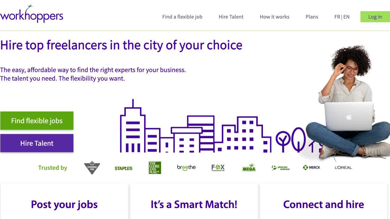 Screenshot of Workhoppers: Find and Hire Skilled Freelancers