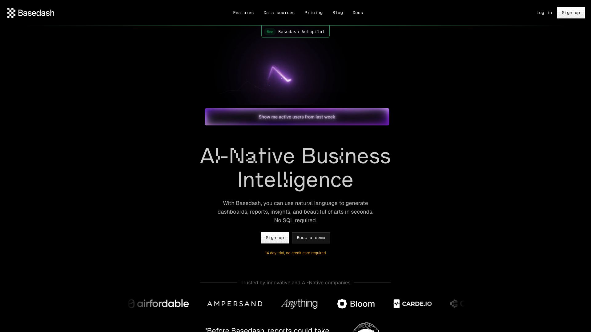 Screenshot of BaseDash: The No-Code Internal Tool Builder