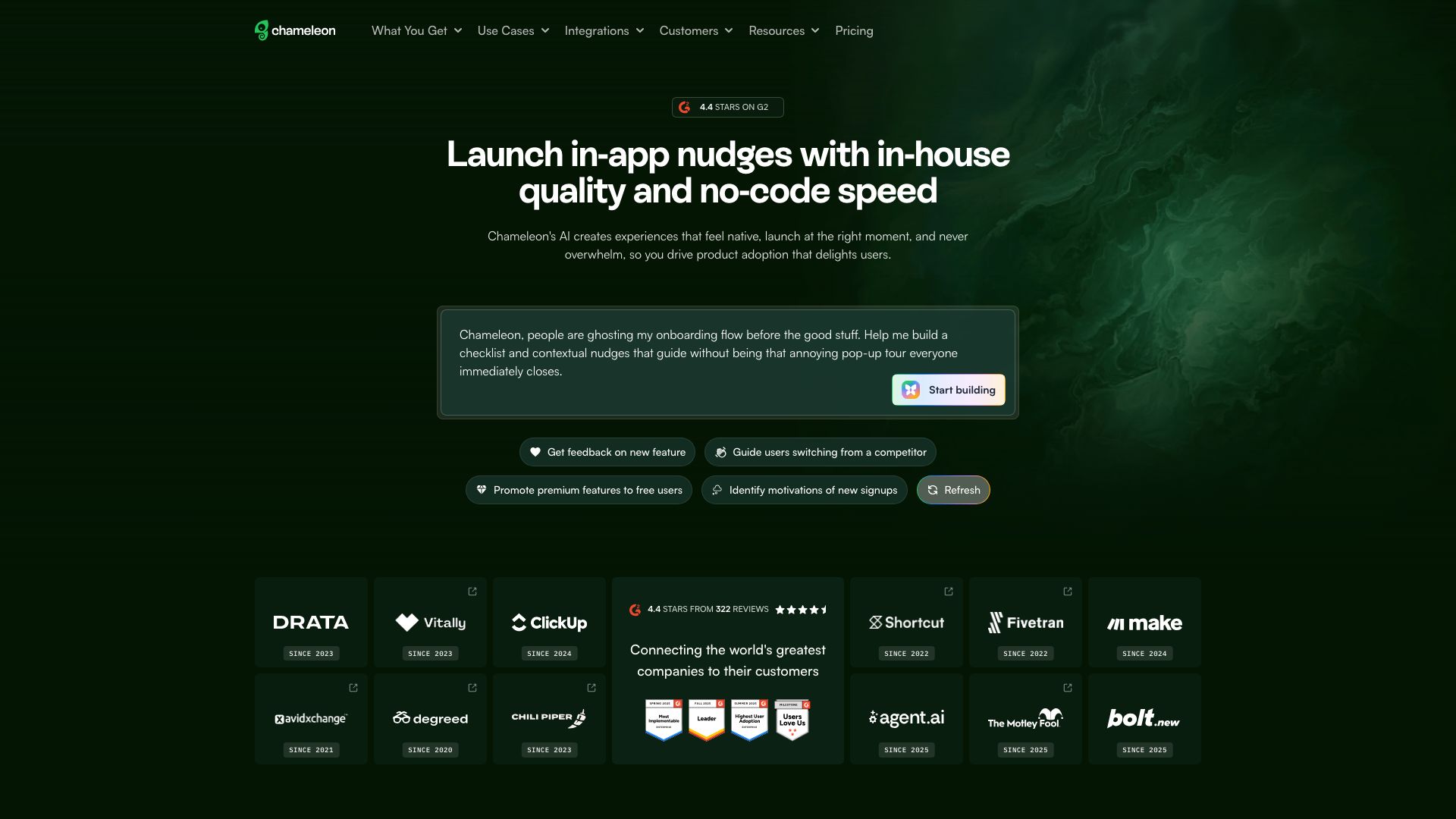 Screenshot of Chameleon: Modernizing Your Tech Stack