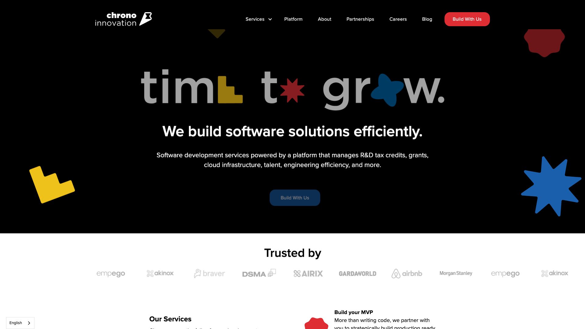 Screenshot of ChronoInnovation: Time-Driven Product Development