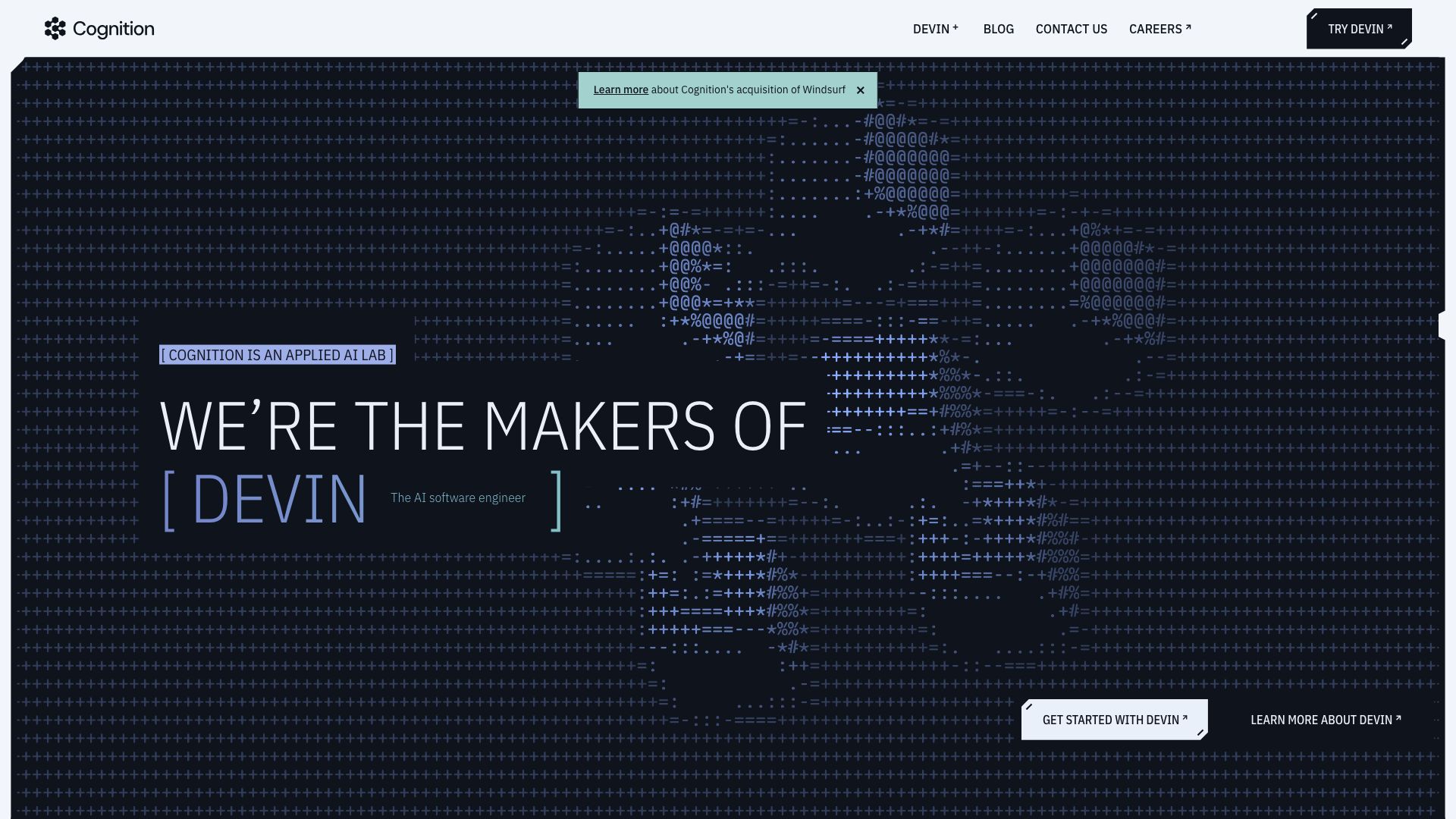 Screenshot of Cognition Labs