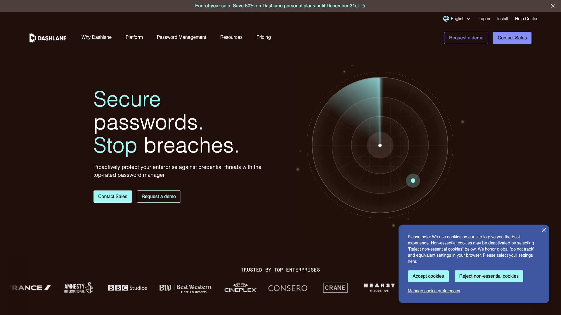 Screenshot of Dashlane: Your Digital Life, Secured