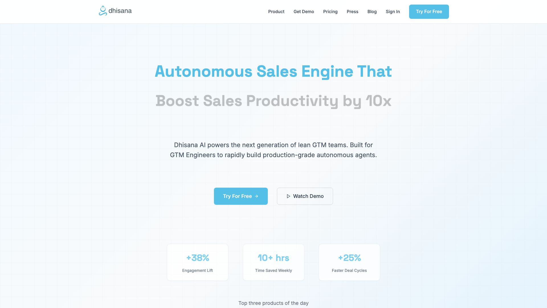 Screenshot of Dhisana AI: Precision Health Insights